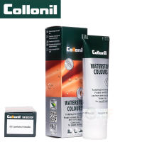 Collonil Water stop cream 75 ml. โคโรนิลหนังเมทัลลิค ช่วยฟื้นฟูซ่อมแซมสีสำหรับหนังเรียบ หนังเมทัลลิค ช่วยเสริมการการปกป้อง ทำให้เม้ดสีดูเด่นชัด