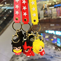 อะนิเมะ Saint Seiya รูปพวงกุญแจ Knights Of The Zodiac รถ Key Chain Key Ring Keyring ศัพท์กระเป๋าเครื่องประดับแฟชั่นเครื่องประดับของขวัญ