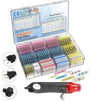 250Pcs Heat Shrink Connectors Waterproof Solder Wire Connectors &amp; Heat Shrink Butt Terminal - Electrical Connectors Set for You Electrical Connectors