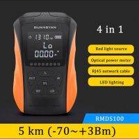 【▤】 Hashair Mart 4 In 1 Multifunction Machine Optical Power Meter, Lighting Visual Fault Locator,พร้อมฟังก์ชั่นการจัดตำแหน่ง/ฟังก์ชั่นการจับคู่ RJ45/ฟังก์ชั่นแสงเสริม