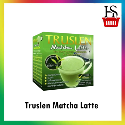 Truslen Matcha Latte เครื่องดื่มชาเขียว เพื่อสุขภาพและควบคุมน้ำหนัก 1 กล่อง 10 ซอง [881023]