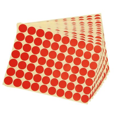 19mm Circles Round Code Stickers Self Adhesive Sticky Labels