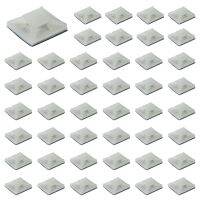 Self-Adhesive Plastic Wire Bundle Holder 3Mm Cable Tie Mount Base 200Pcs