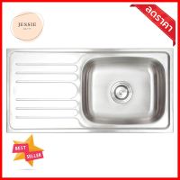 ซิงค์ฝัง 1หลุม 1ที่พักซ้าย HAFELE ARTEMIS 567.10.081 RH สเตนเลสBUILT-IN SINK 1B1LD HAFELE ARTEMIS 567.10.081 RH STAINLESS STEEL **สินค้าแนะนำ**