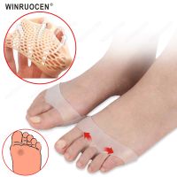 Silicone Metatarsal Prevention Toe Separator Pads Orthotics Foot Massage Insoles Forefoot Socks Pain Relief Foot Care Tool Shoes Accessories