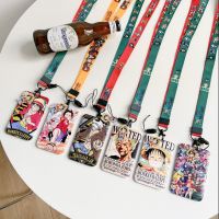 【hot sale】 ☊✆ B11 Cartoon One Piece Lanyard Card Holder Cover Comic Keychian Bus Card ID Badge Neck Strap