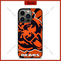 Chicago Bears Football Symbol Phone Case for iPhone 14 Pro Max / iPhone 13 Pro Max / iPhone 12 Pro Max / Samsung Galaxy Note 20 / S23 Ultra Anti-fall Protective Case Cover 1048