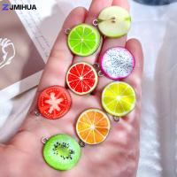 15pcs Enamel Charms Fruit Charms Apple Orange Pendants For Jewelry Making Supplies DIY Bracelets Necklaces Handmade Accessories DIY accessories and ot