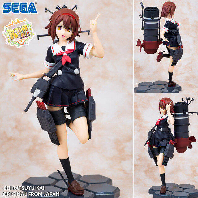 figure-ฟิกเกอร์-งานแท้-100-sega-kantai-collection-kancolle-คันไตคอลเลกชัน-เรือรบ-โมเอะ-คังโคเระ-shiratsuyu-kai-ชิราสึยุ-ไก-ชุดนักเรียน-ver-original-from-japan-anime-อนิเมะ-การ์ตูน-มังงะ-คอลเลกชัน-ของข