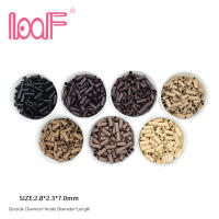 Loof 1000ชิ้น2.8*2.3*7.0มม. ไมโครหมึกท่อทองแดงลูกปัดผมแหวนไมโครสำหรับผมต่อขนนกมนุษย์เครื่องมือ