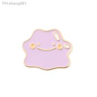 Game Pokémon Ditto Enamel Brooch Cute Cartoon Metal Badge for Clothes Lapel Pins on Backpack Accessories Anime Cosplay Periphery