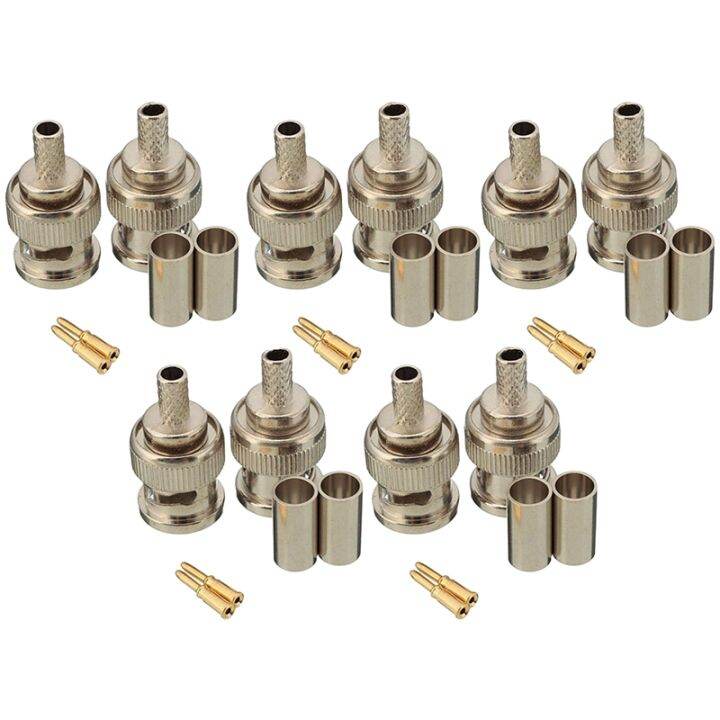 10-sets-3-piece-bnc-male-rg58-plug-crimp-connectors