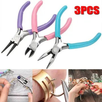 3PCS/Set Stainless Steel Pliers for Jewelry Making Supplies Wire Cutter  Plier DIY Jewellery Repair Handcraft Tools Accessories