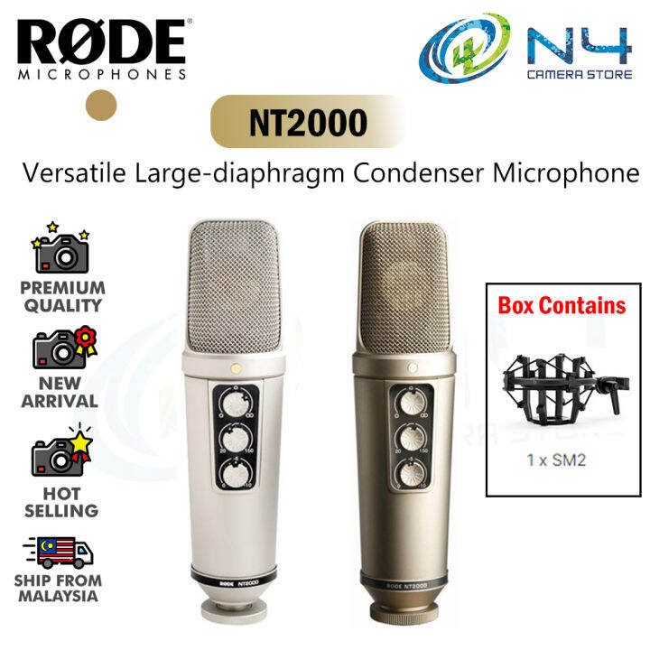 NT2000 Versatile Largediaphragm Condenser Microphone NT2000 Lazada