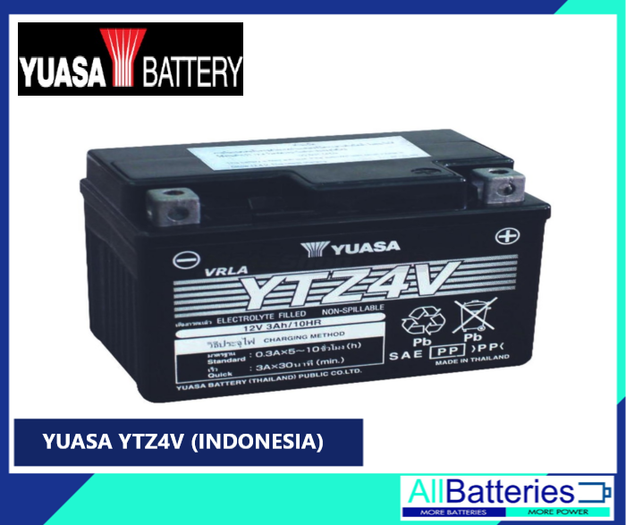 YUASA YTZ4V INDONESIA | Lazada PH