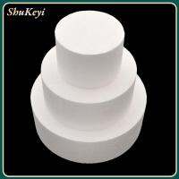 SHUKEYI 4/6/8 inch อุปกรณ์ครัว ปาร์ตี้ DIY หุ่นจำลอง โฟมโพลีสไตรีน กลม แม่พิมพ์โฟมเค้ก รูปแบบการฝึก