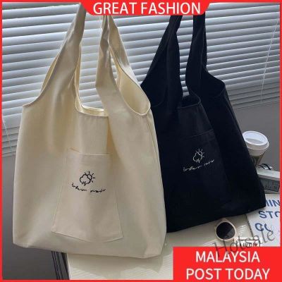 【hot sale】○☋ C16 Japanese Fashion Women Hand Bag Casual Travel Bag Canvas Shoulder Bag School Student Large Capacity Message bag Canvas Tote Bag