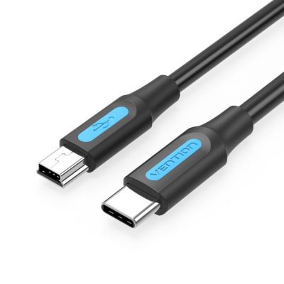 MSAXXZA มินิ USB อุปกรณ์เสริม HDD ที่ชาร์จไฟหัวคู่สาย USB กล้องที่ชาร์จกล้องดิจิตอลสายชาร์จสายที่ชาร์จความเร็วสูงประเภท C เป็นมินิสายดาต้า USB Type-C เพื่อสายมินิ USB สาย USB