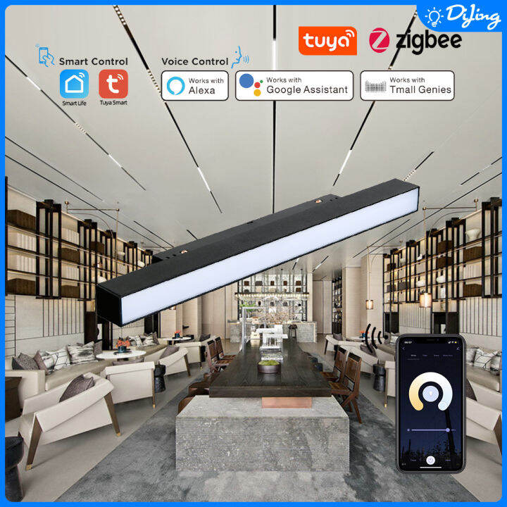 Zigbee Track Lighting Smart Dimmable Floodlight 48V Recessed