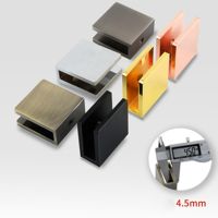 【LZ】 Glass sandwich panel glass clip fixing clip shower room bathroom glass clip partition glass bracket clip bracket clip(GC-03)