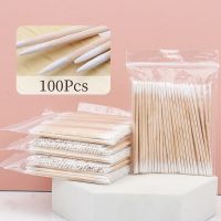 【YF】 100pcs Disposable Double-headed Cotton Swab Kapok Ear Cleaning Stick Extension Glue Removal Wholesale