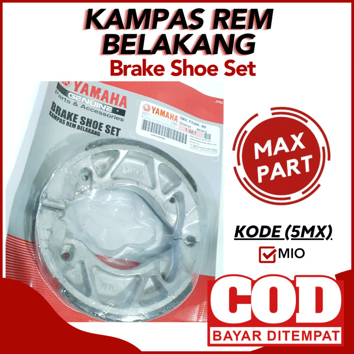 Kampas Rem Belakang 5mx Pirodo Tromol Yamaha Mio Jupiter Mx Lazada