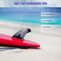 3Pcs Soft Top Surfboard Fins Sets for Softboard Paddle Board Surf Boards Accessories