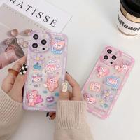 เคส AARONA ฝาครอบสีลูกอมกันกระแทกฝาครอบโทรศัพท์เคสนิ่มแบบใสสำหรับ iPhone 13 Mini LinaBell เคสโทรศัพท์เคสโทรศัพท์เคสโทรศัพท์มือถือสำหรับ iPhone TUP เคสโทรศัพท์โทรศัพท์ฝาหลัง