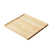 ถาดเหลี่ยม ขนาด 12x12 นิ้ว คละสี  : Wooden Square Tray 12X12"