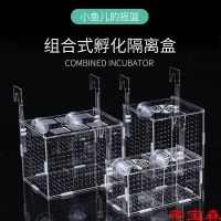 [COD] tank isolation box transparent acrylic hatching guppy breeding mini parrot fry