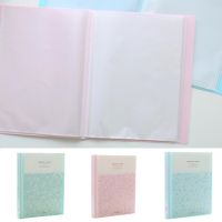 40 Pages A4 Paper Documents Floral File Holders Storage Binder Folder Pouch For Documents Firm Office School Stationery