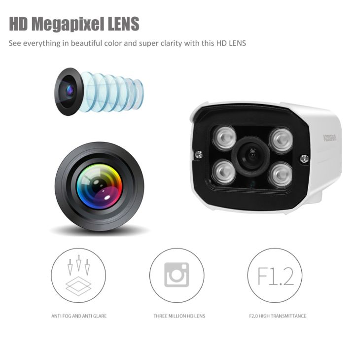 azishn-1080p-ahd-2mp-security-camera-outdoor-ip66-waterproof-with-4pcs-ir-leds-for-night-vision-surveillance-cctv-bullet-camera-power-points-switches