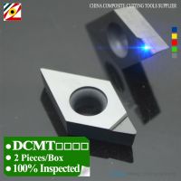 EDGEV PCD เม็ดมีดปลายเพชร DCMT070202 DCMT070204 DCMT11T304 DCMT11T308 เครื่องมือตัดเครื่องกลึง CNC อลูมิเนียมทองแดง