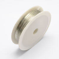 1Roll  Round Iron Wire Silver 24 Gauge 0.5mm about 7m/roll