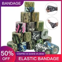 4.8M Army Elastic Sport Bandage Camouflage Self Adhesive Bandage Hunting Disguise Fitness Knee Support Pads Ankle Kinesiology