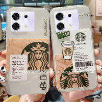 เคส Phone Case Infinix Zero 30 5G GT 10 Pro Hot 30 5G INS เคส กาแฟที่สร้างสรรค์สร้างสรรค์เคสมือถือโปร่งแสงป้องกันการตกนิ่มแฟชั่นฝาหลัง Cover 2023