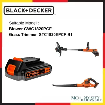 BLACK+DECKER STC1820EPCF CORDLESS STRING TRIMMER 18V/20V CORDLESS TOOLS  BLACK+DECKER MACHINERY Melaka