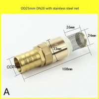 QDLJ-Brass Non-return Valve Check Valve Bottom Valve Vertical Check Valve With Filter Tanker / Tubing / Pump Filter Bottom Valve