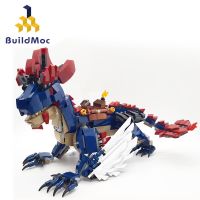 Buildmoc 549ชิ้นตุ๊กตามังกรอยู่รอดได้พัฒนาขึ้น MOC ชุดบล็อกตัวต่อของเล่นสำหรับของขวัญสำหรับเด็กของเล่น