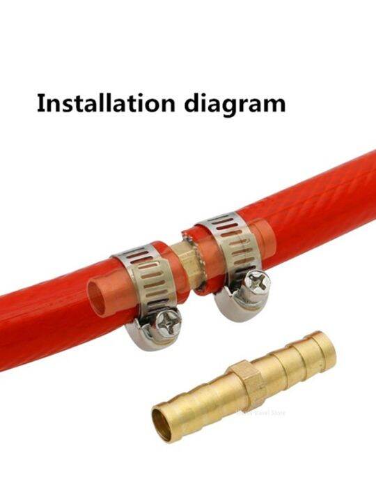 gas-copper-barbed-coupler-connector-adapter-brass-straight-hose-pipe-fitting-equal-barb-reducing-joint-3-4-5-6-7-8-10-12-14-16mm