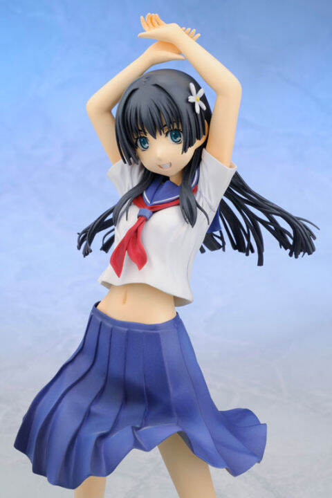 figure-ฟิกเกอร์-งานแท้-100-alter-to-aru-kagaku-no-railgun-เรลกัน-แฟ้มลับคดีวิทยาศาสตร์-a-certain-magical-index-อินเดกซ์-คัมภีร์คาถาต้องห้าม-ruiko-saten-รุยโกะ-ซาเต็น-1-8-ชุดนักเรียน-ver-original-from-