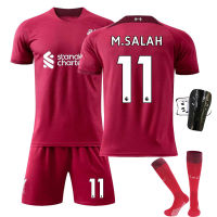 Liverspools F.c.s เสื้อเจอร์ซีย์เตะฟุตบอลสำหรับเด็กผู้ใหญ่22-23 Home No. 11 Salahs Jersey No. 66 Arnolds ชุดเจอร์ซี่ฟุตบอล No. 4 Virgils 0000