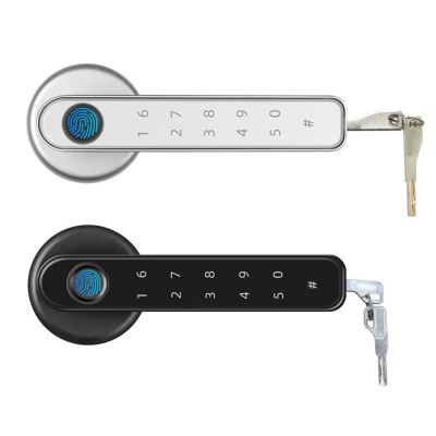 ล็อคมือจับรหัสผ่านที่รองรับบลูทูธ USB ล็อคลูกบิดประตูชาร์จด้วย2คีย์ลูกบิดล็อคประตูรายการ Keyless สำหรับอพาร์ทเม้น