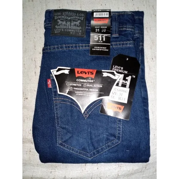 Levis 511 Jeans Zipper fly Denim Pants Slim Fit Stretch Maong Pants2021 |  Lazada PH