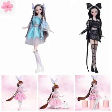 DreamFairy1st Generation1/4 BJD Anime Style 16 Inch Ball Jointed Doll Full  Set Includes Clothes Shoes Kawaii Dolls for Girls MSD