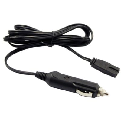 ZZOOI Black 1.8M Car refrigerator power cord extension cord universal 12V 24V DC heating / cooling box lighter power cable