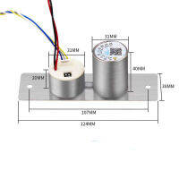 DC 12โวลต์มินิสายฟ้าไฟฟ้าล็อคล้มเหลวปลอดภัยสแตนเลส Solenoid ไฟฟ้าล็อคประตู5สายข้อเสนอแนะล็อคง่ายต่อการติดตั้ง