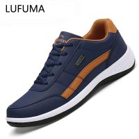 Fashion Men Sneakers for Men Casual Shoes Breathable Lace up Mens Casual Shoes Spring Leather Shoes Men chaussure homme Zapatos