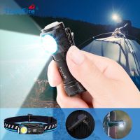 TrustFire MC12 EDC Powerful LED Flashlight 1000Lumens Magnetic Rechargeable Head Lamp XP-L HI Camping Torch Flash Light Rechargeable  Flashlights