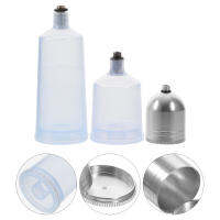 Mlinstudio 3PCS แก้วสีขวดพู่กันสีขวดเก็บขวดจ่ายขวดขวด